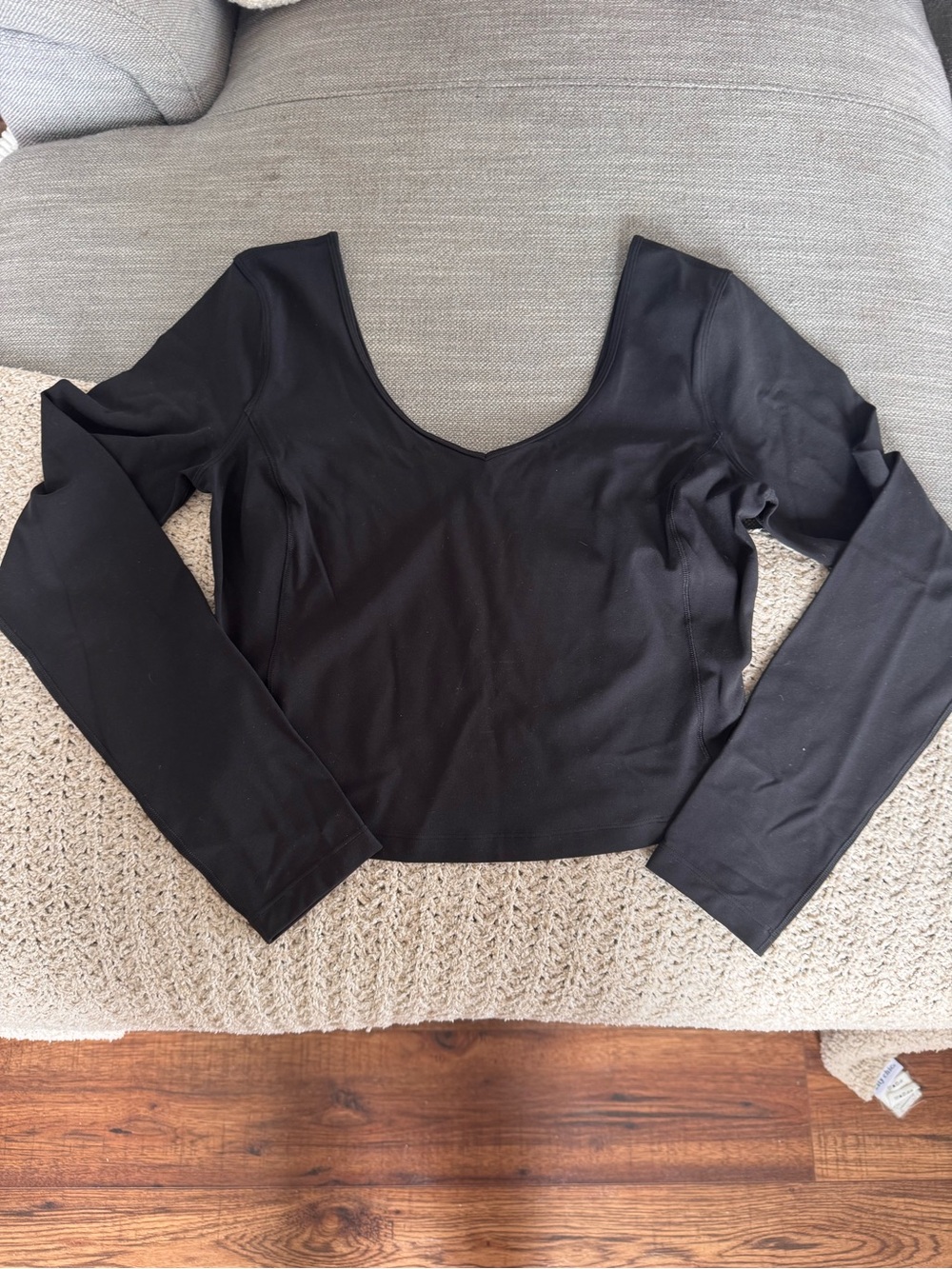 Lululemon Align Black Long Sleeve Top